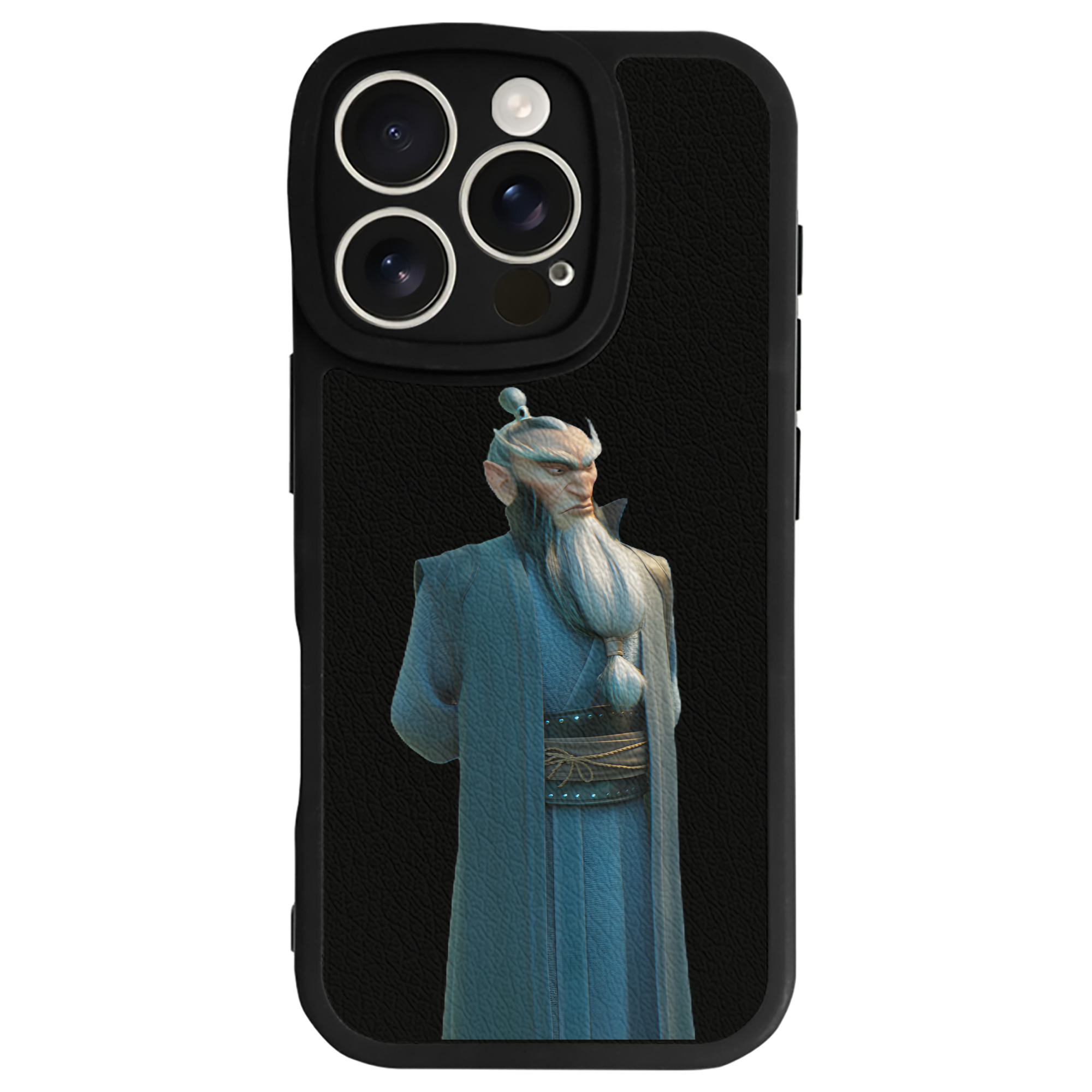（画像用） Ne Zha 2 ナタ 魔童の大暴れ 【iPhone 16シリーズ対応】シリコンスマホケース（レザー調） 材質：シリコン